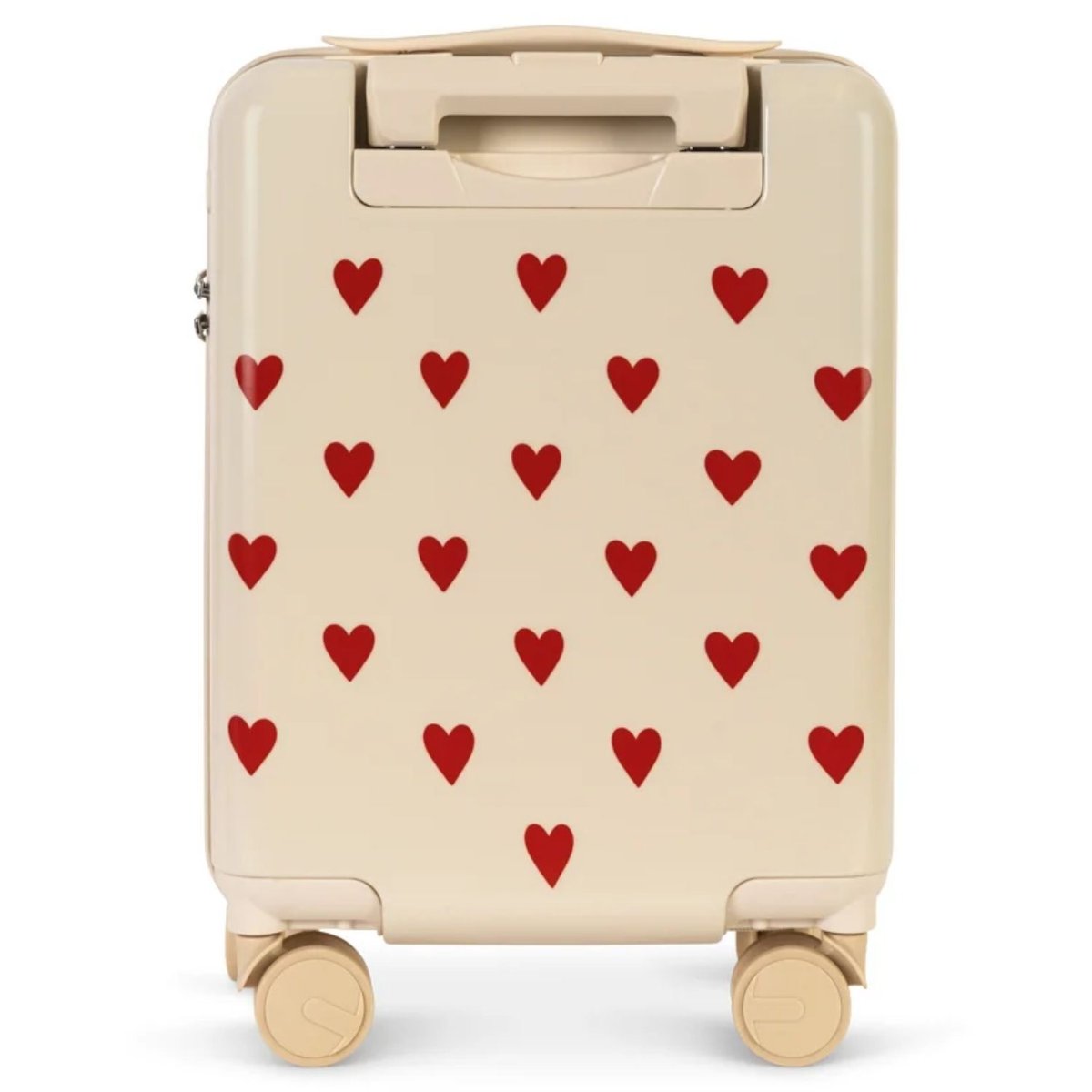 Valise enfant ecru, rouge, KONGES SLOJD