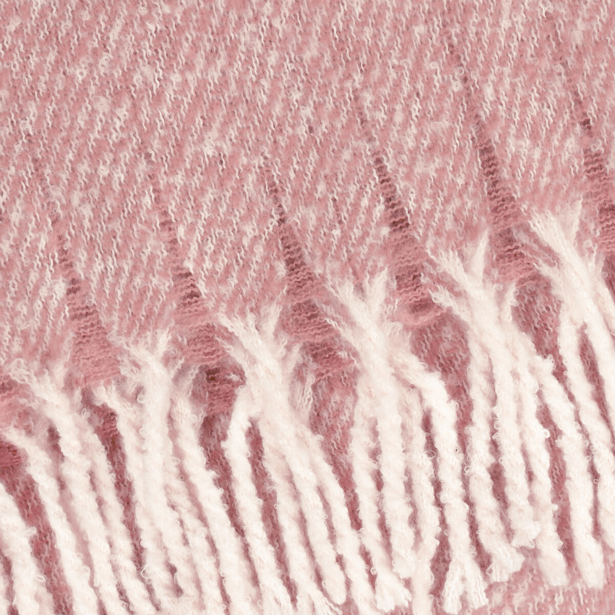 Nature Isla Woven Tasselled Throw heather, WYLDER
