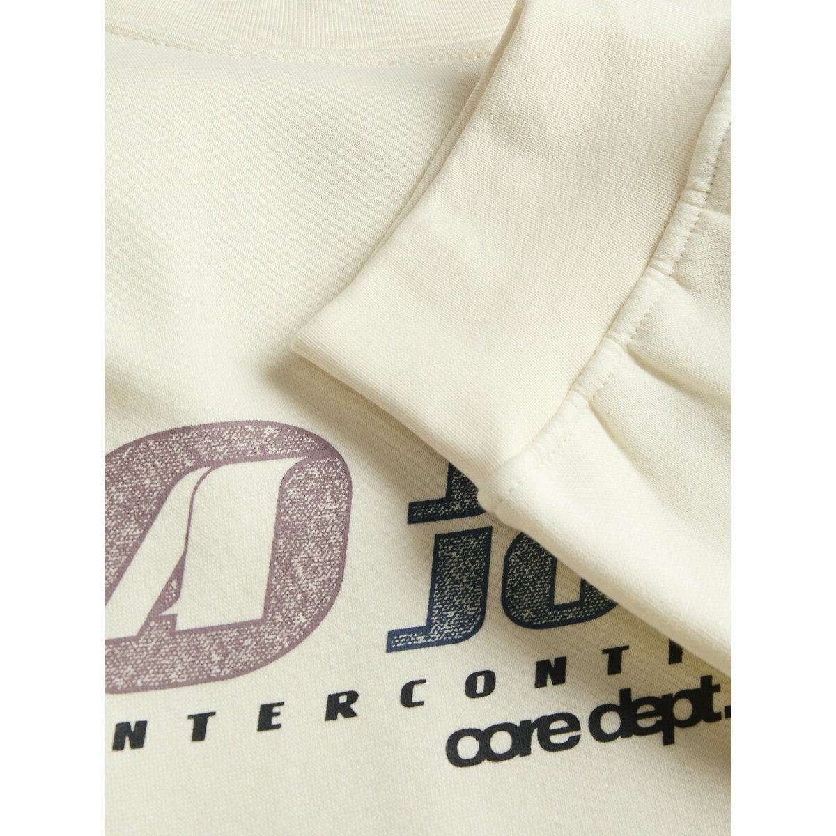 Sweat col rond ecru, JACK & JONES