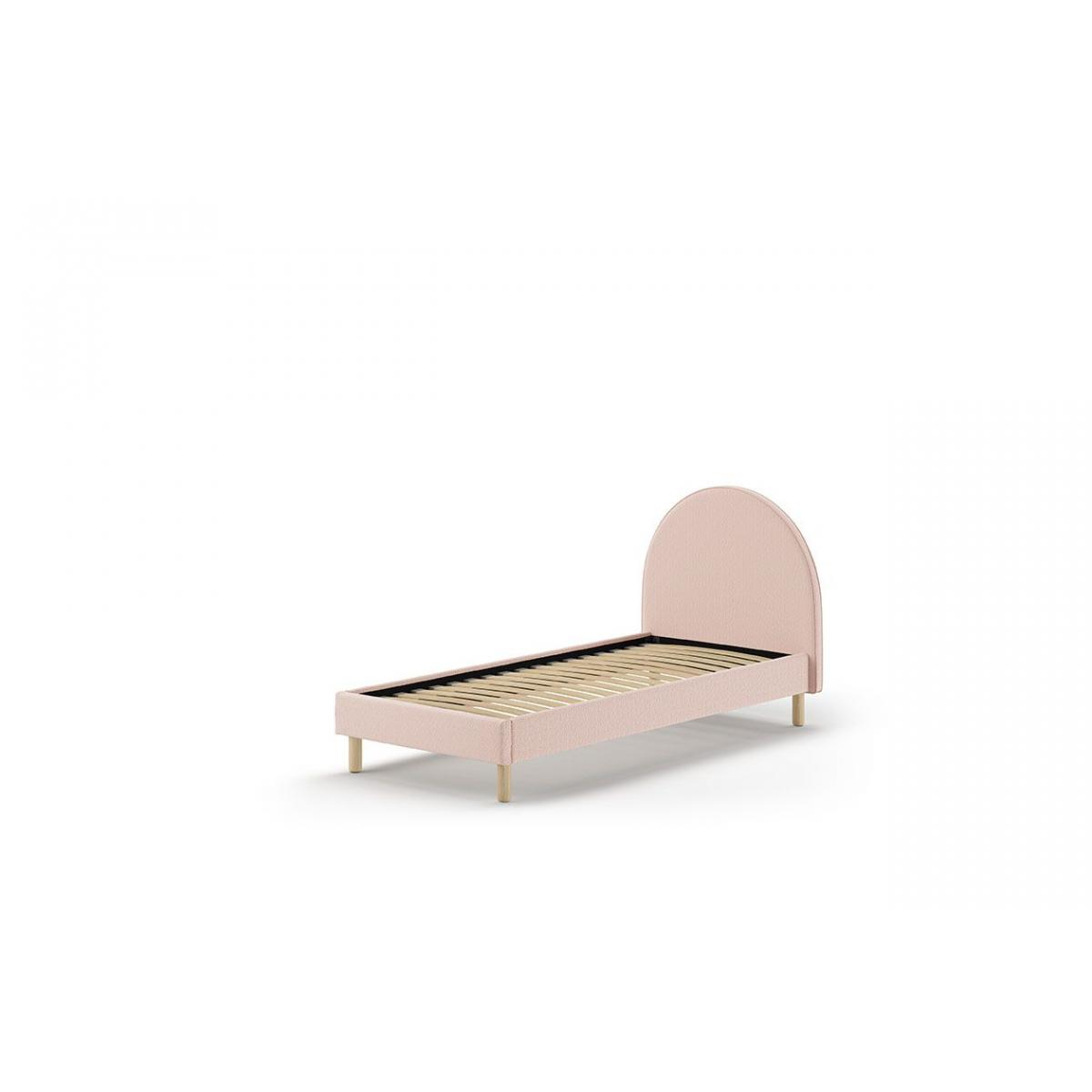 Moon Lit 90x200 rose Boucle blanc, VIPACK