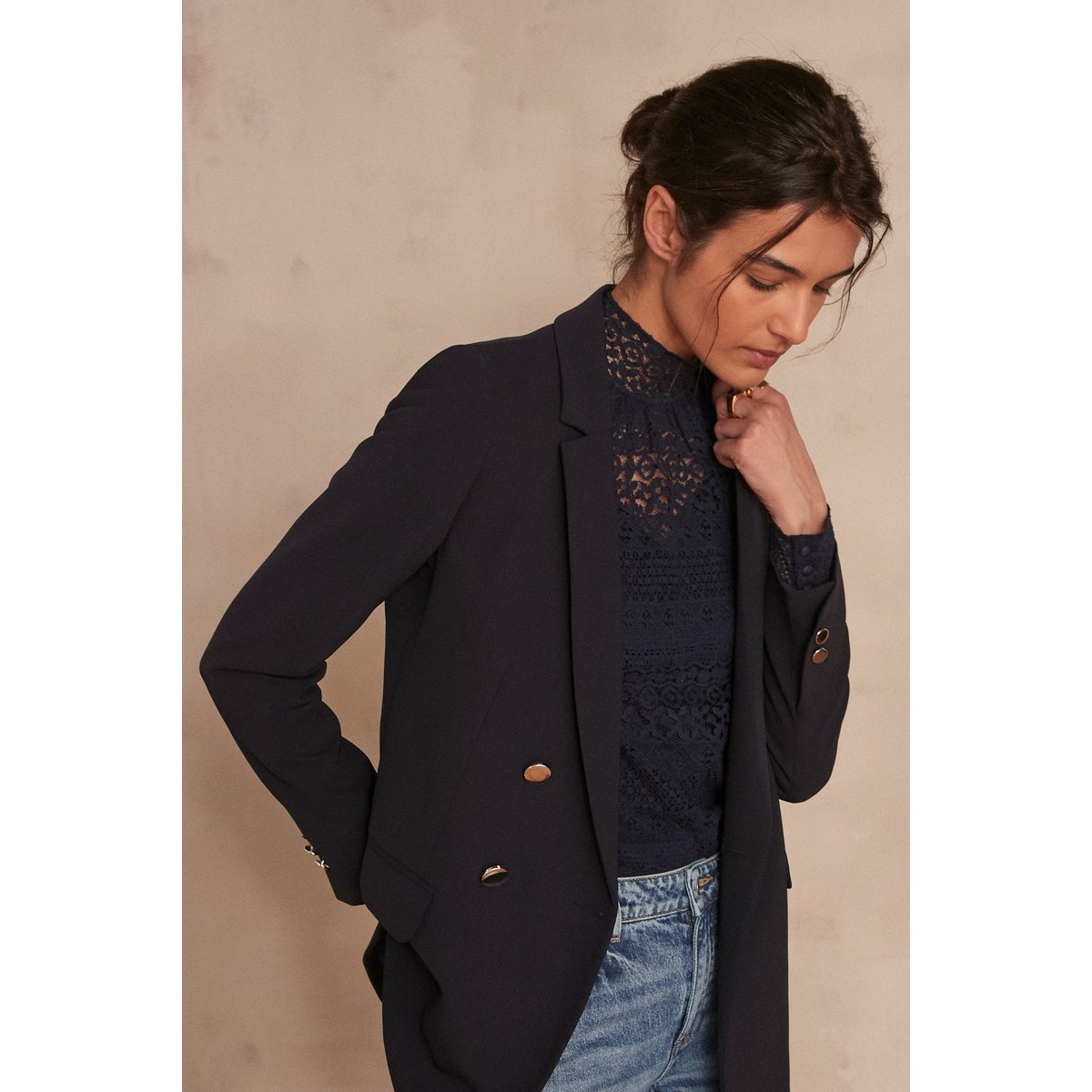 Veste de tailleur FLORINE marine, Maison 123