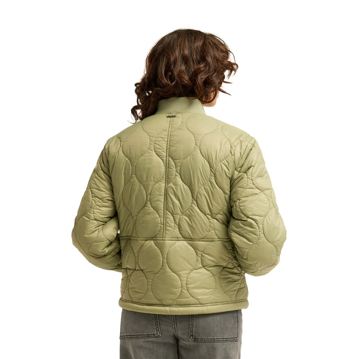 Bomber matelassé à fermeture éclair CUESTA BOMBER vert army green, BILLABONG