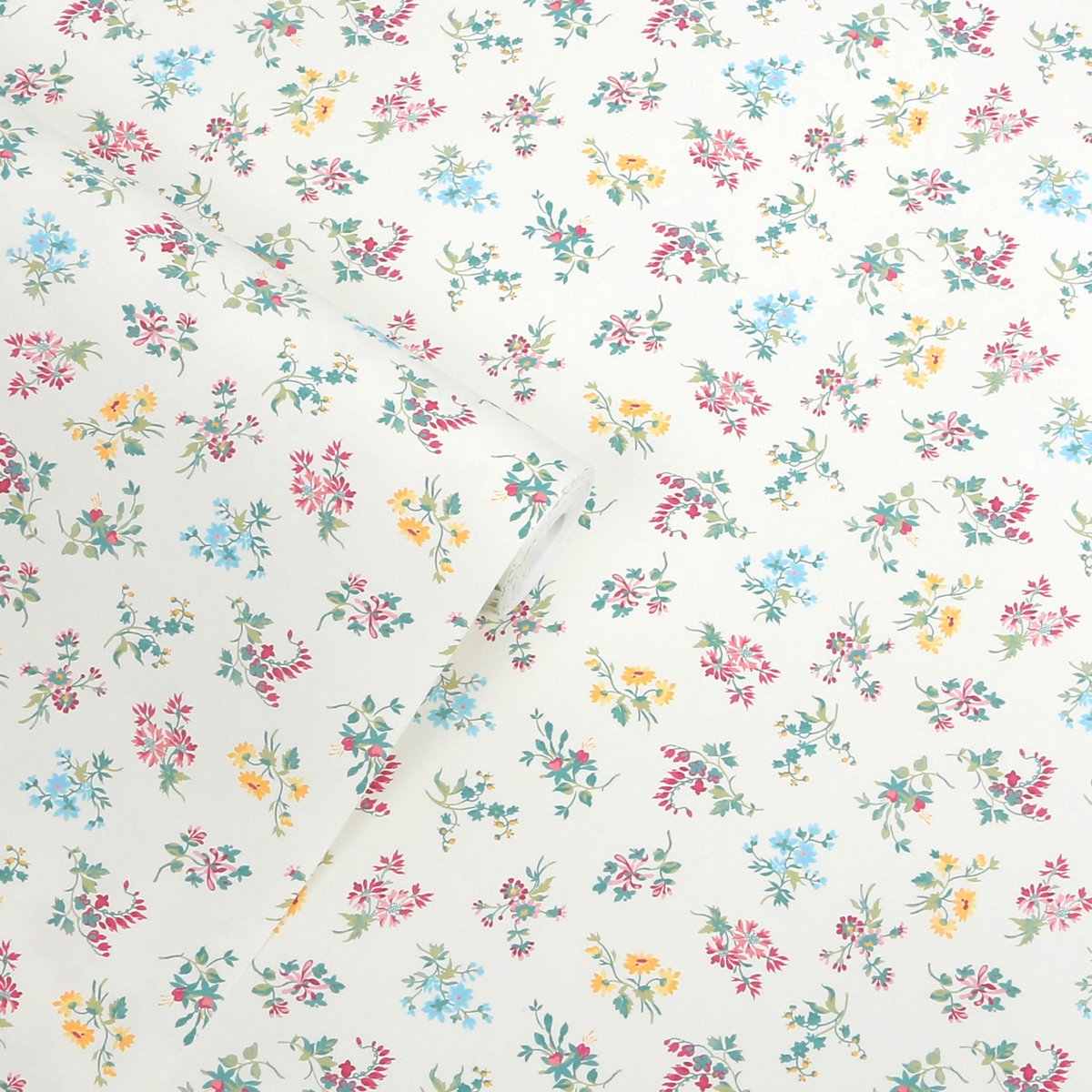 Papier peint Bouquets fleuris Keeleigh Posy multicolore, LAURA ASHLEY
