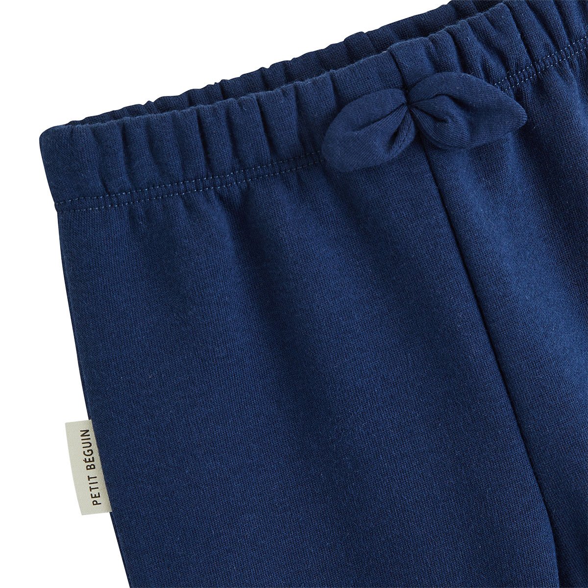 Pantalon bébé en molleton Ollie bleu, PETIT BEGUIN