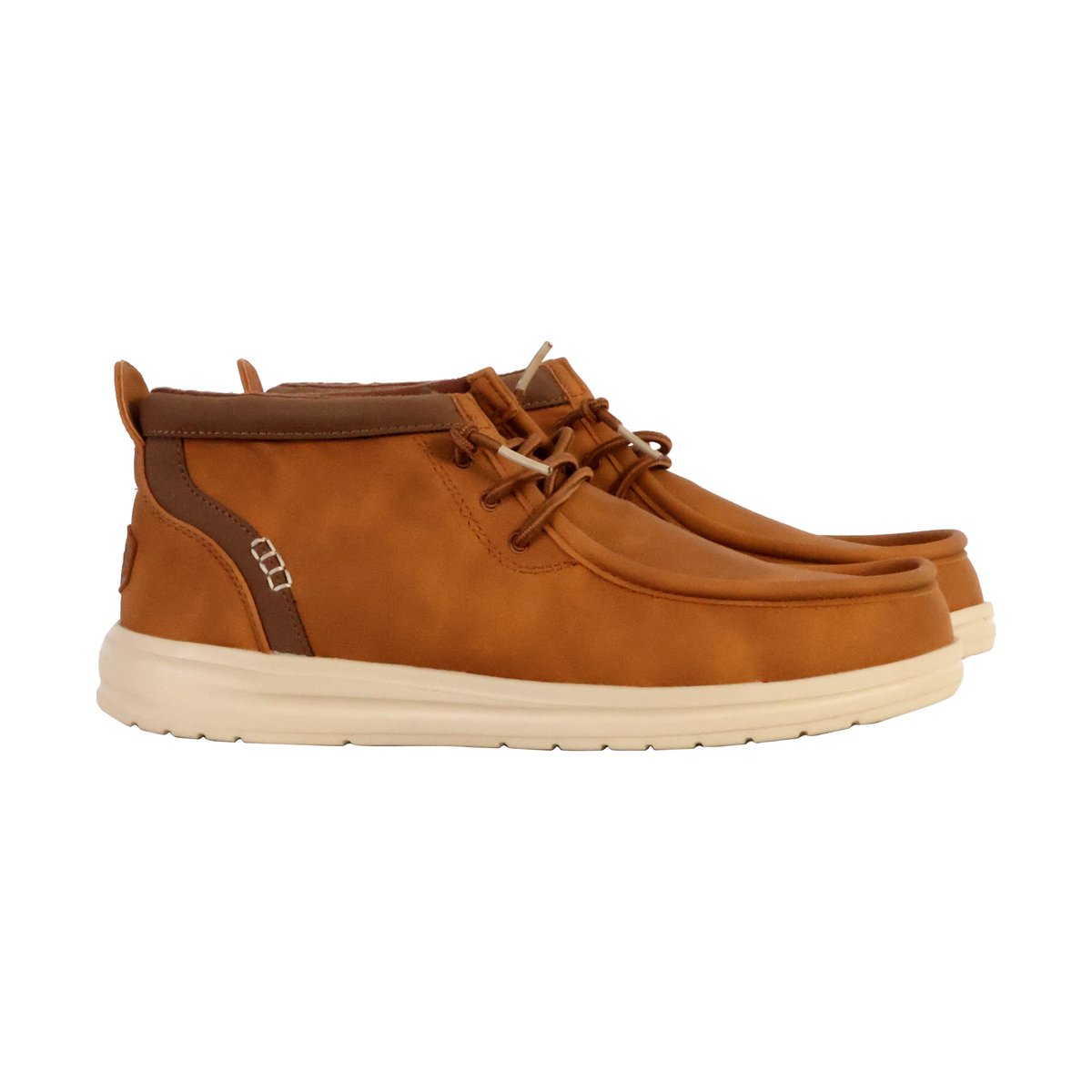 Mocassin Montante à Lacets Wally Mid Gripr Classic cognac tan, HEY