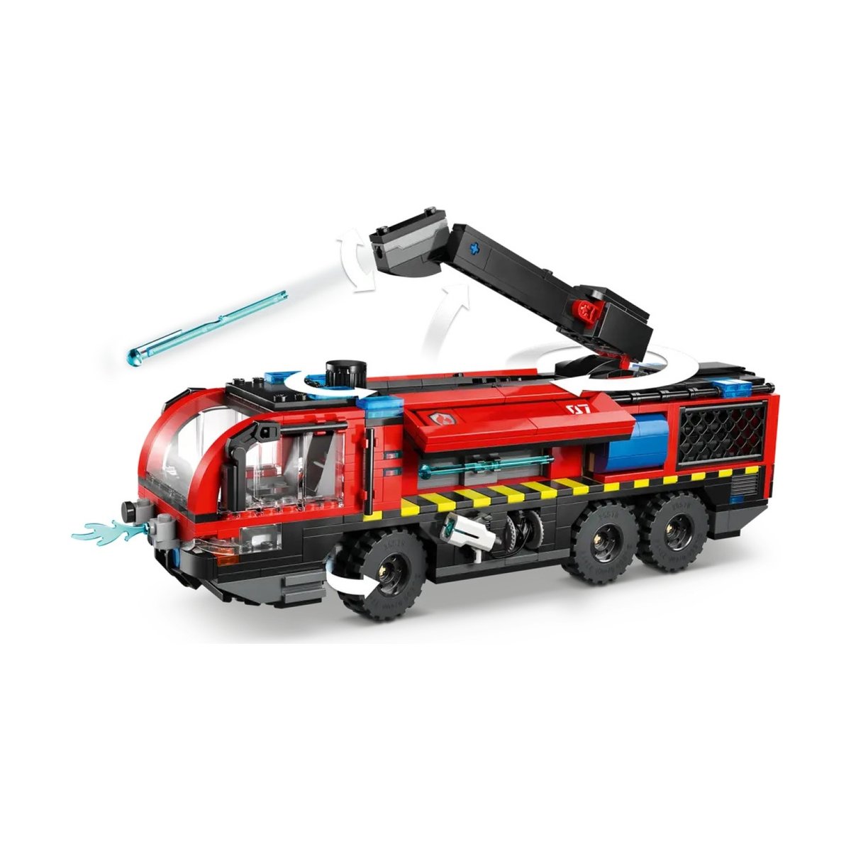 City Le camion de pompiers de l'aéroport multicolore, LEGO