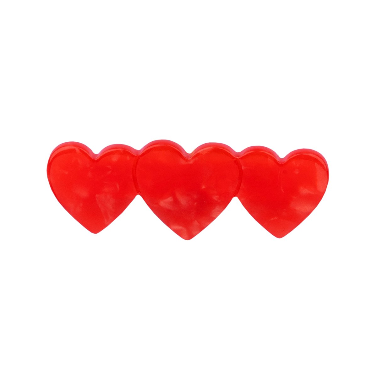 Barrette CŒUR rouge, COUCOU SUZETTE