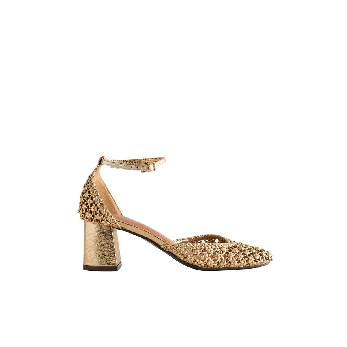 Chaussures tressées à fleurs forever comfort® doré, NEXT