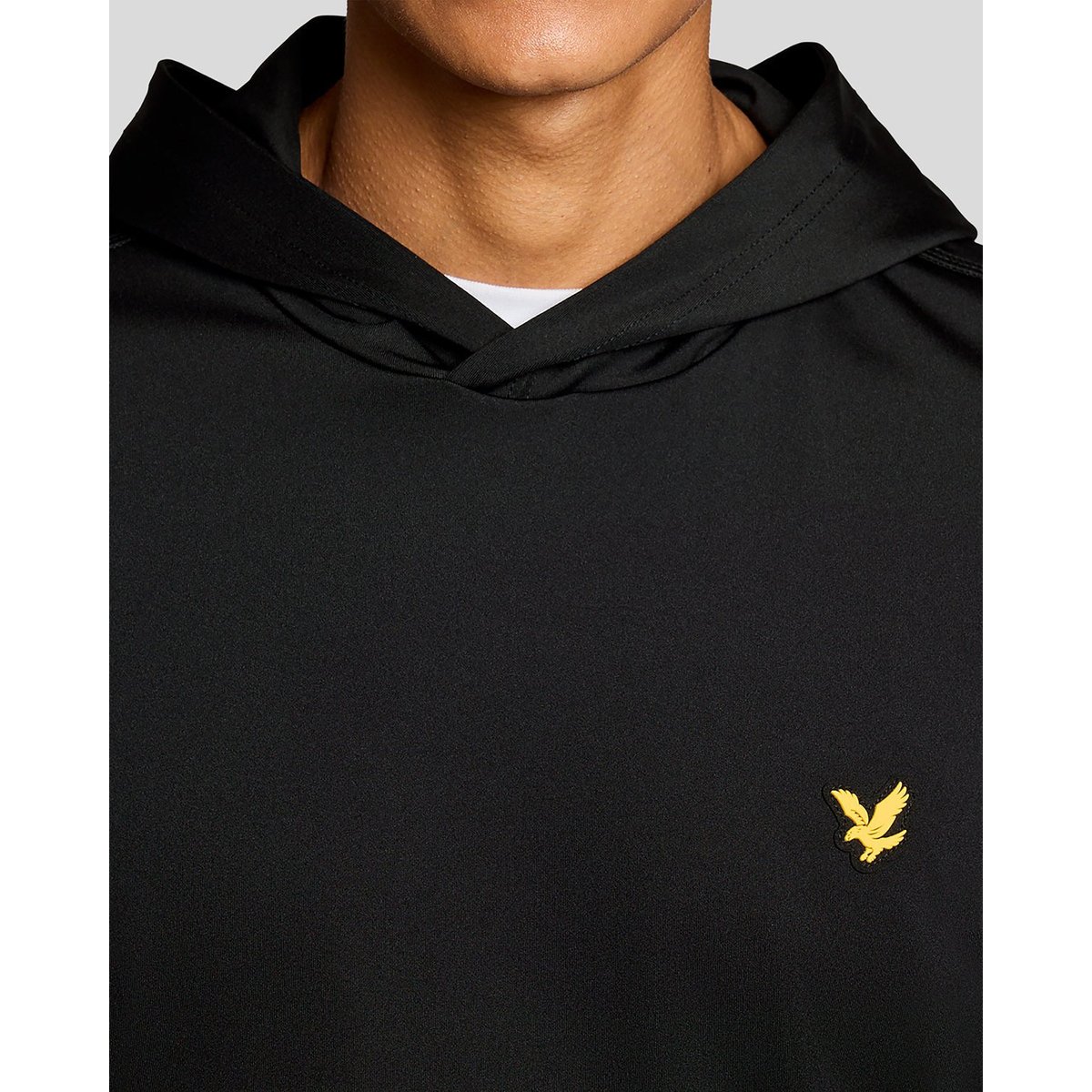 Couche intermédiaire performance à capuche noir jais, LYLE & SCOTT