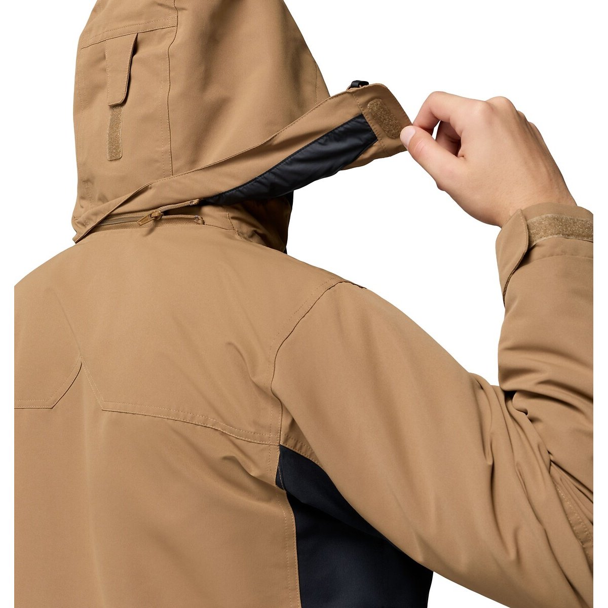 Manteau 3 en 1 avec polaire amovible marron/noir, COLUMBIA