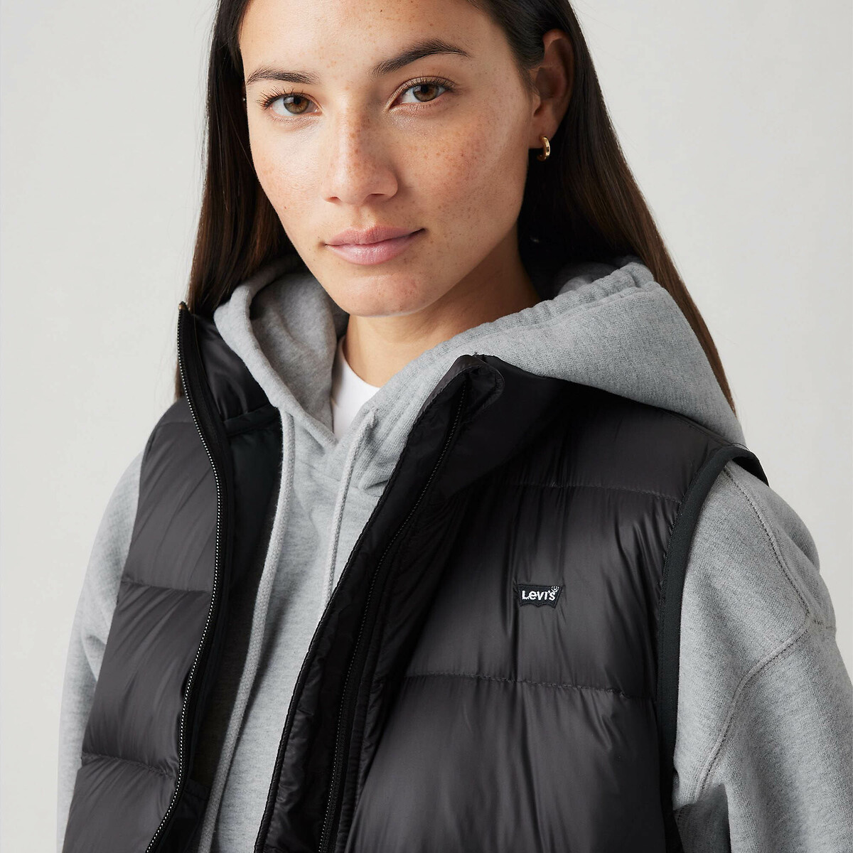 High Neck Padded Gilet black, LEVI'S