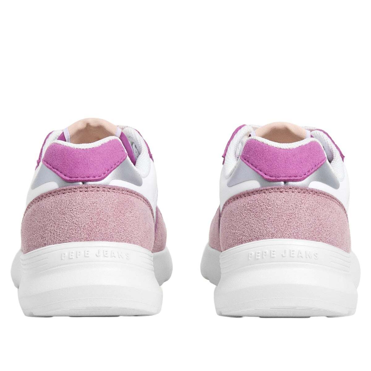 Baskets Combinées Avec Détails Métallisés violet malva, PEPE JEANS