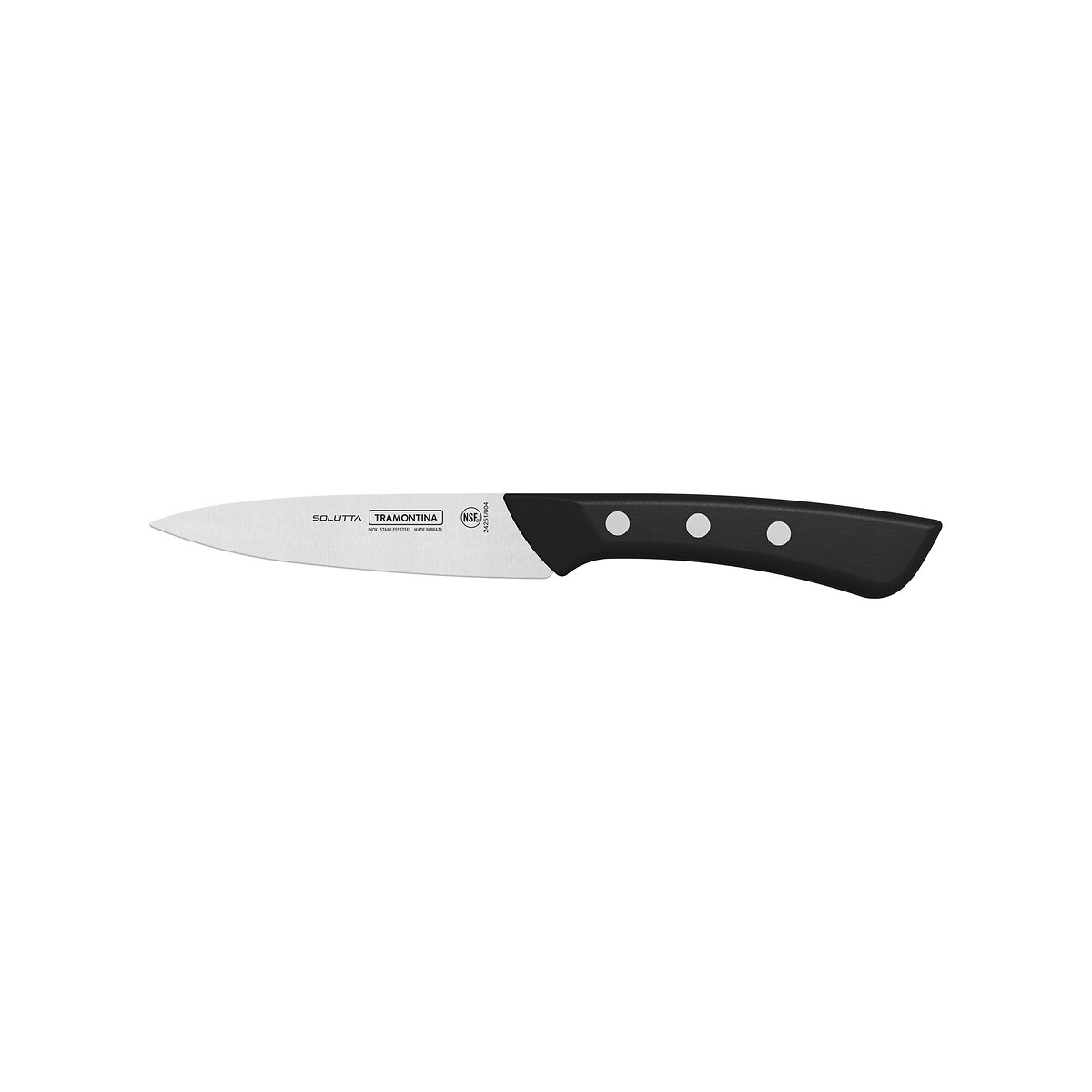 Faca para legumes e frutas Solutta 4", Tramontina preto , TRAMONTINA