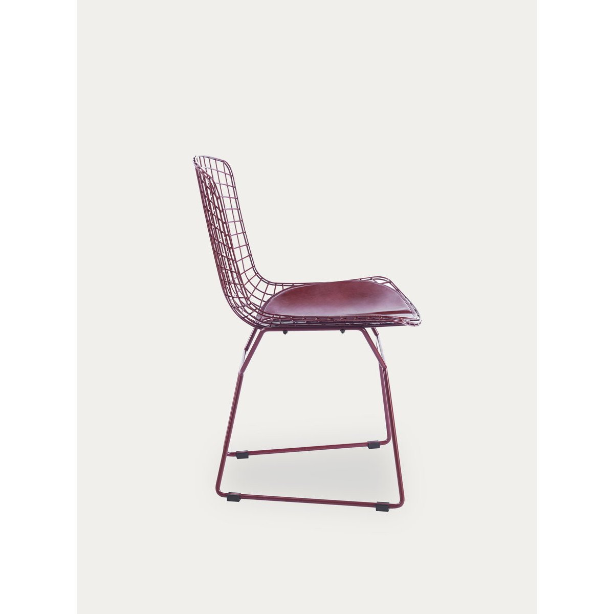 Chaise de salle à manger Métal Bordeaux-MONDRA bordeaux, KENAY