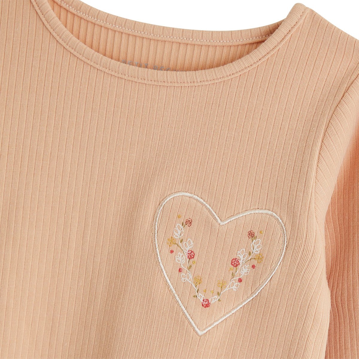 T-shirt enfant manches longues Petite Rêveuse rose, PETIT BEGUIN
