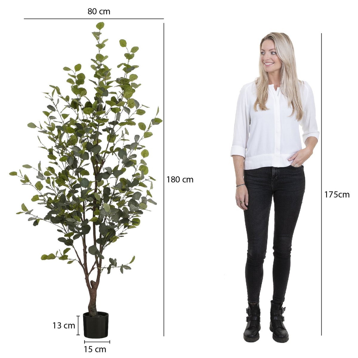 Plante artificielle EUCALYPTUS vert, MICA DECORATIONS