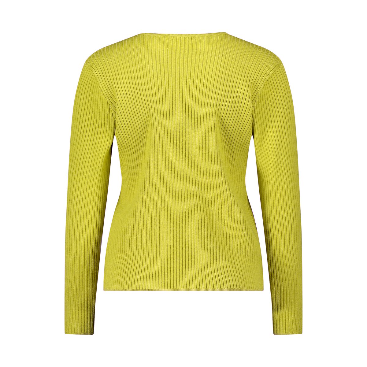 Pull-over en fine maille de texture côtelée citronelle, BETTY BARCLAY