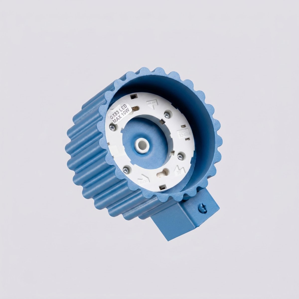 Applique murale Aluminium Bleu Gx53 1 AURA bleu, EDEN