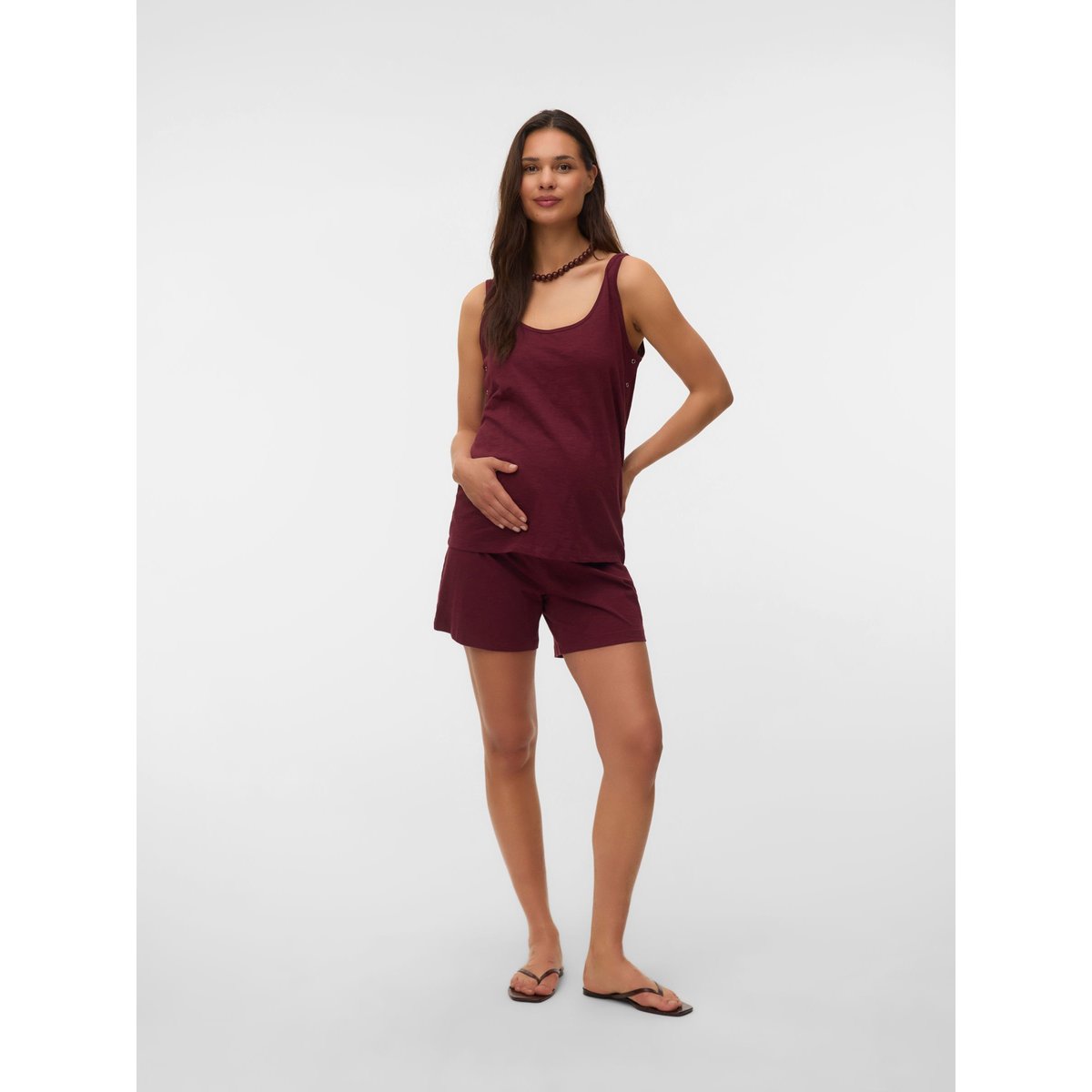 Ensemble Pyjama rouge - windsor wine, MAMA LICIOUS