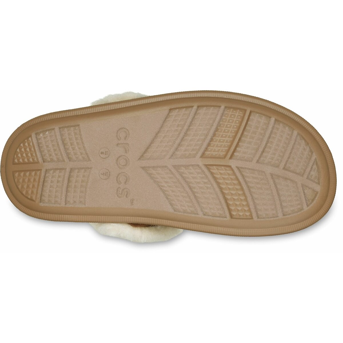 Chaussons Classic Fuzz marron clair, CROCS