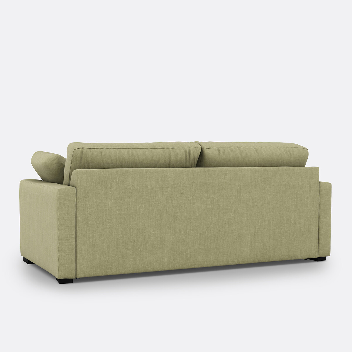 Canapé convertible, 2, 3 ou 4 places, Comfort Bultex®, en coton et lin, TIMOR vert kaki, LA REDOUTE INTERIEURS