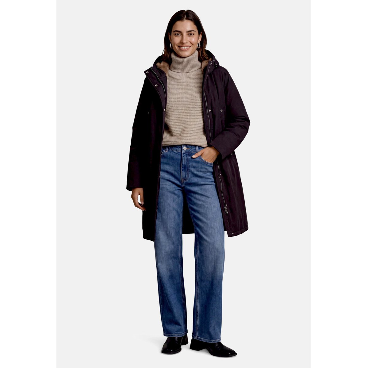 Manteau d'hiver ouatiné(e) black beauty, ZERO