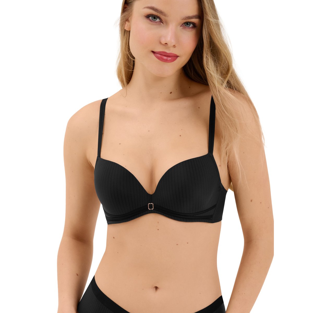 Soutien-gorge push-up Laura noir, LISCA