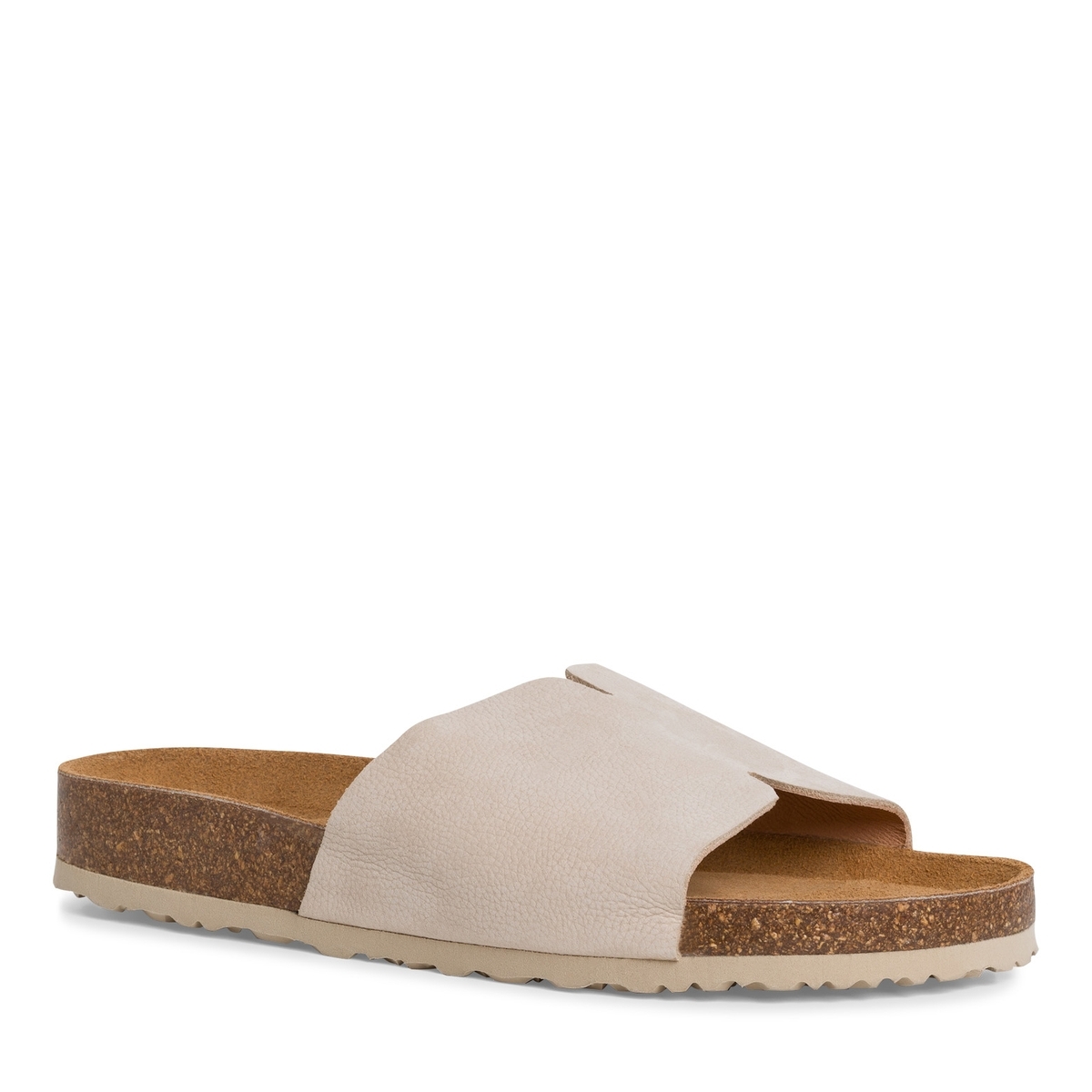 Mule en cuir marron antilope, TAMARIS