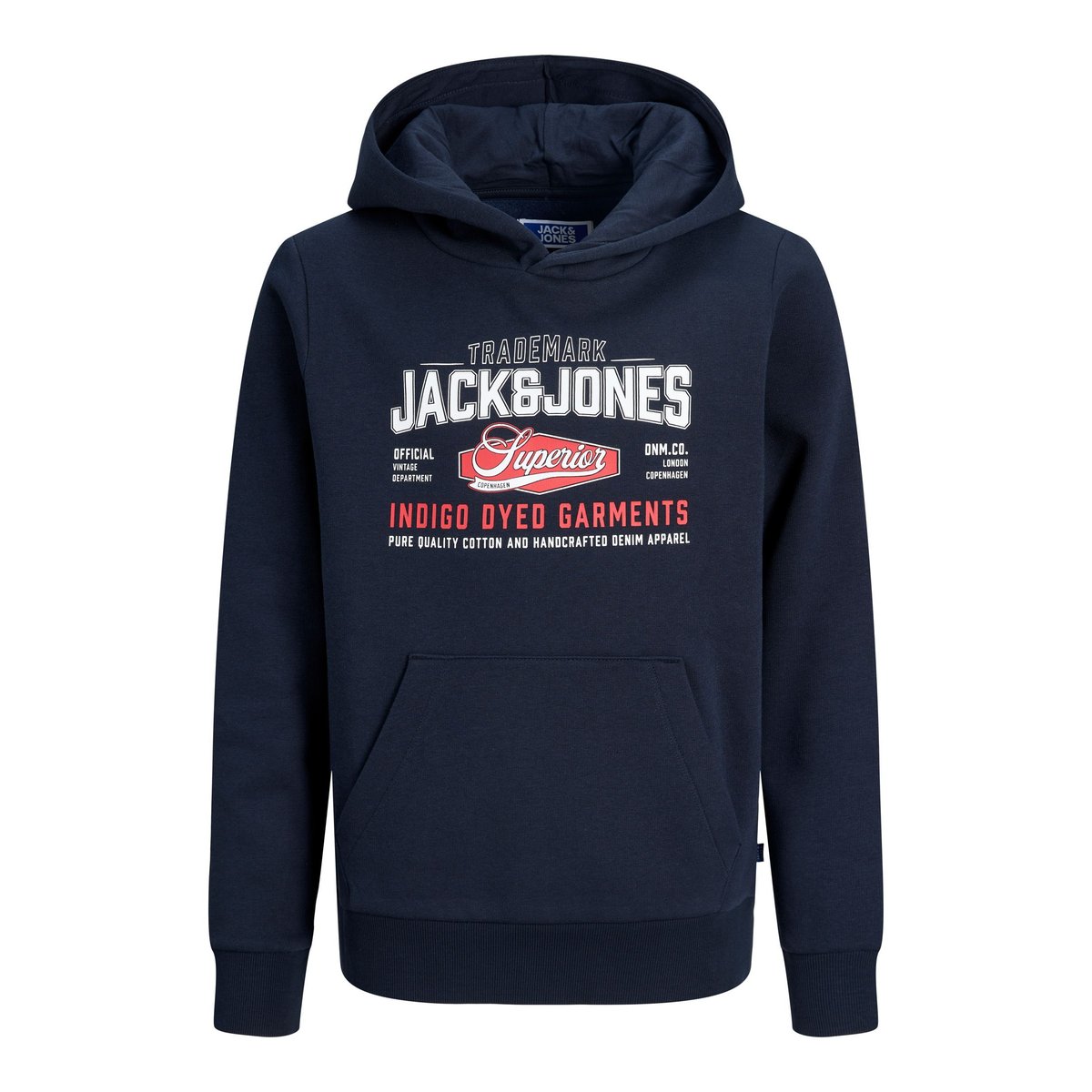 Sweat À Capuche navy blazer, JACK & JONES JUNIOR