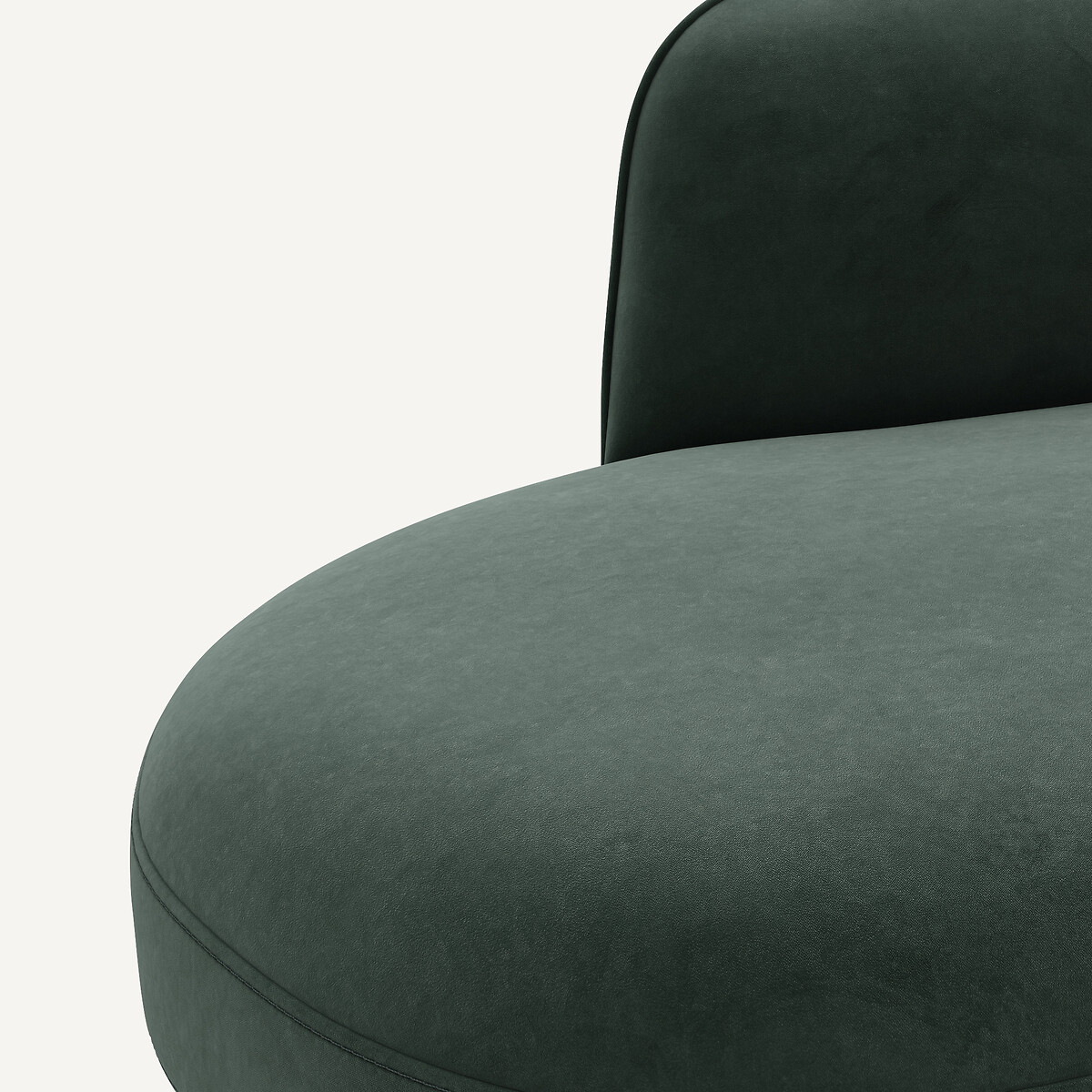 Sofá esquinero de terciopelo, Rosebury, diseño de Emmanuel Gallina verde zar, AM.PM X EMMANUEL GALLINA