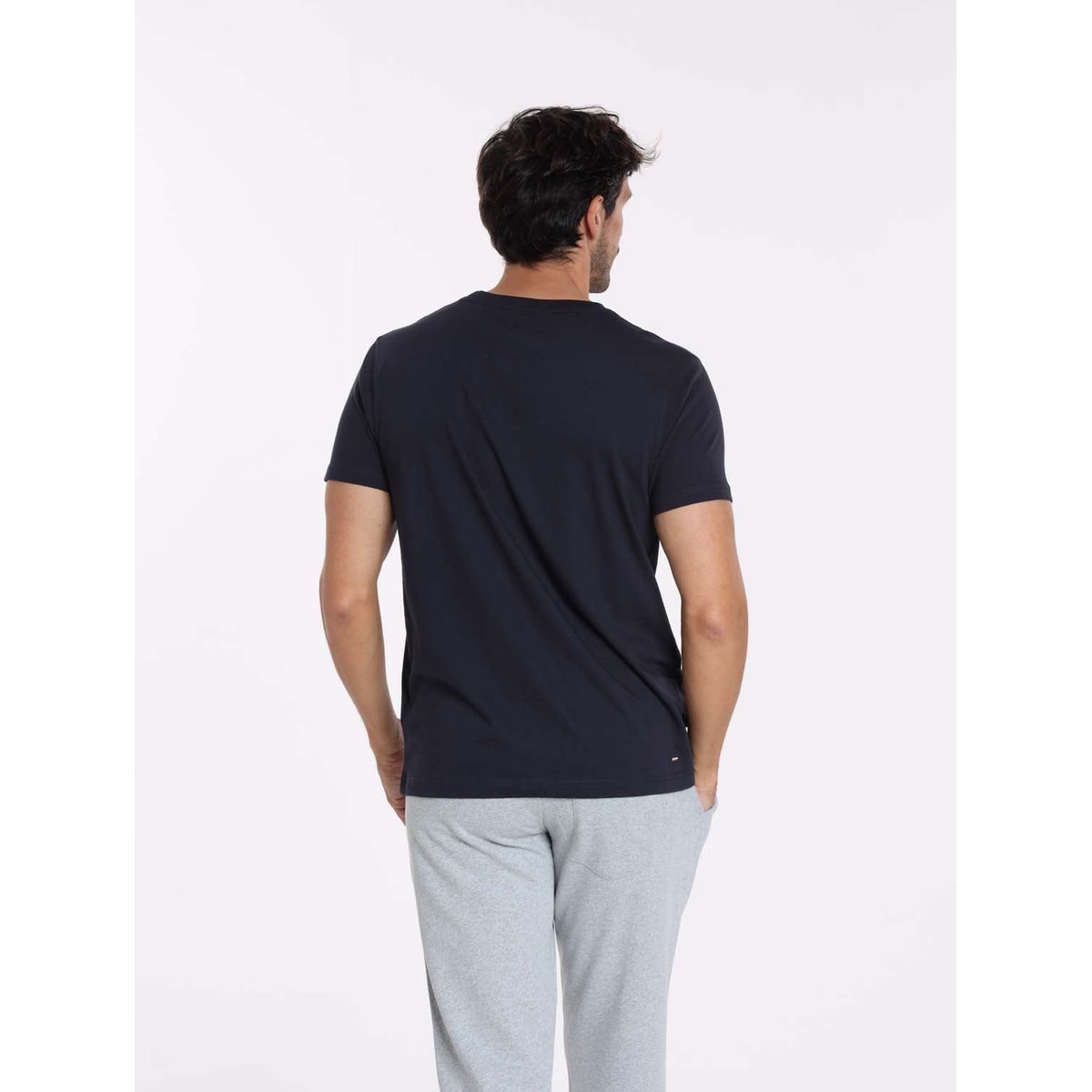 T-Shirt manches courtes coton TUCSON marine, GENTLEMAN FARMER