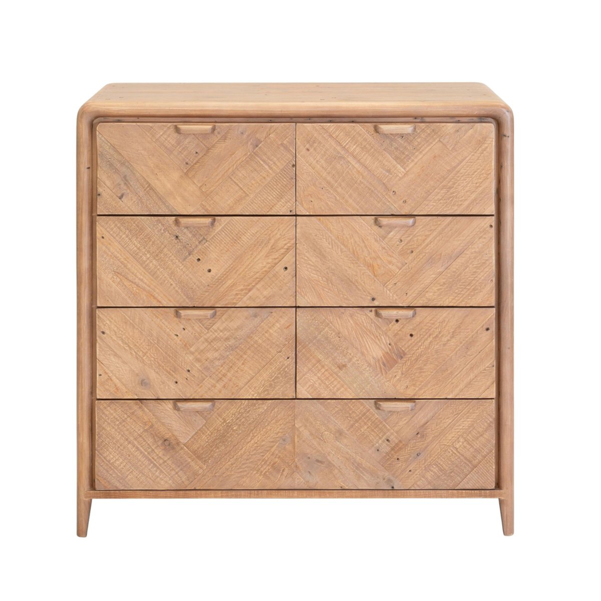 Commode 7 tiroirs en bois recyclé KEARNEY bois naturel, PIER IMPORT