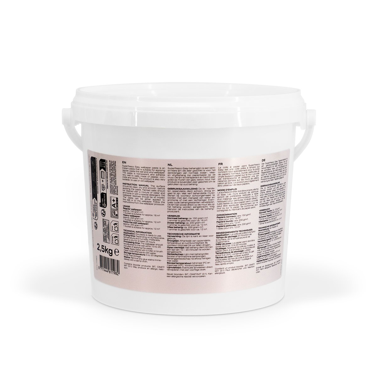 Colle à papier peint Prête à l'emploi 2,5L blanc, SUPERFRESCO EASY