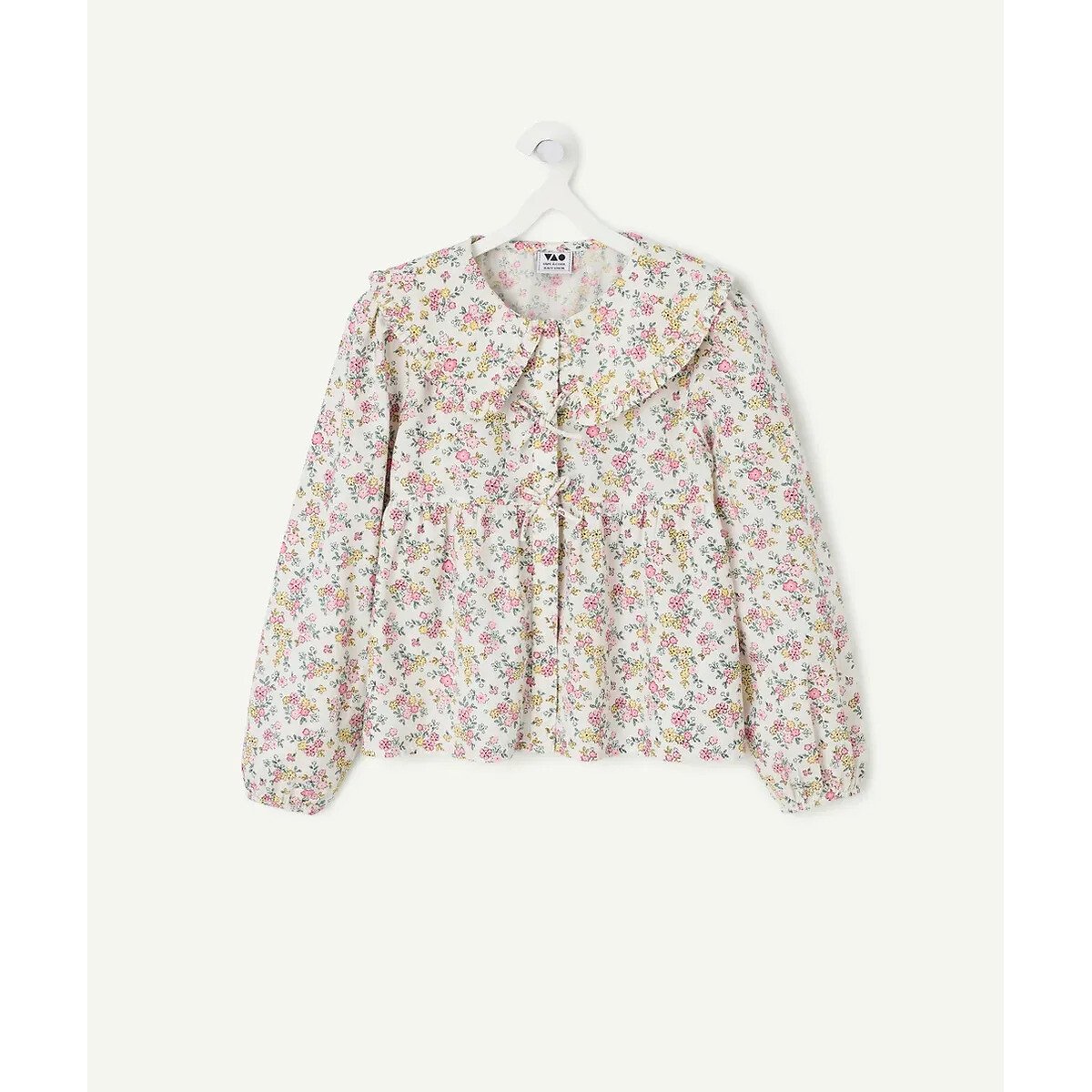 Blouse manches longues imprimée imprimé fleur, TAPE A L'OEIL