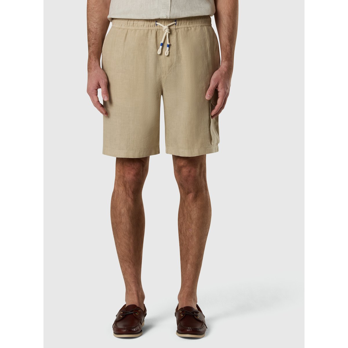 Shorts en lin DE SEASIDE chino beige, NORTH SAILS