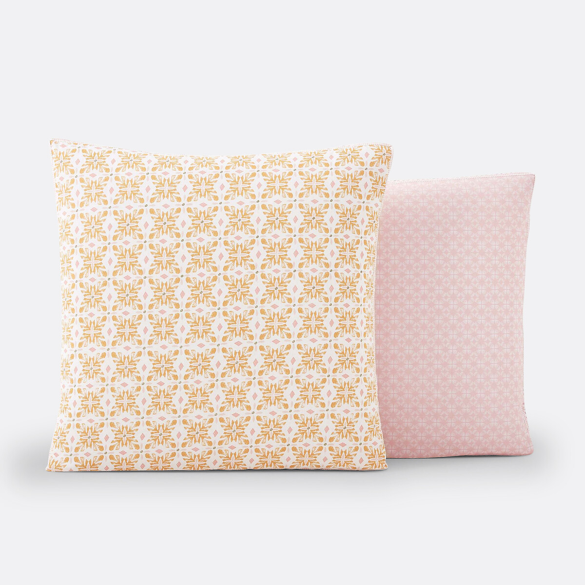 Gardenia Printed Pillowcase yellow print, LA REDOUTE INTERIEURS