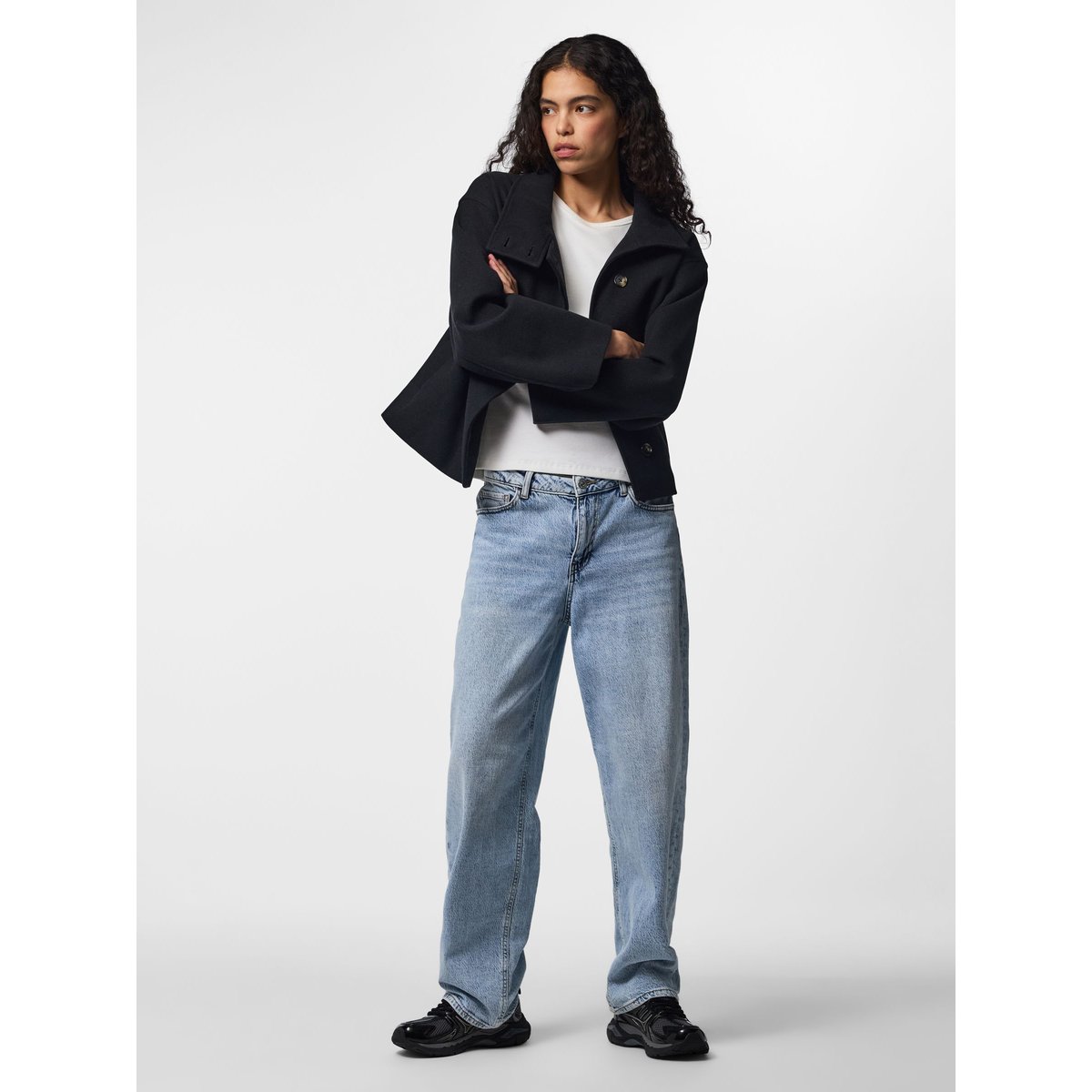 Veste noir - black1, PIECES