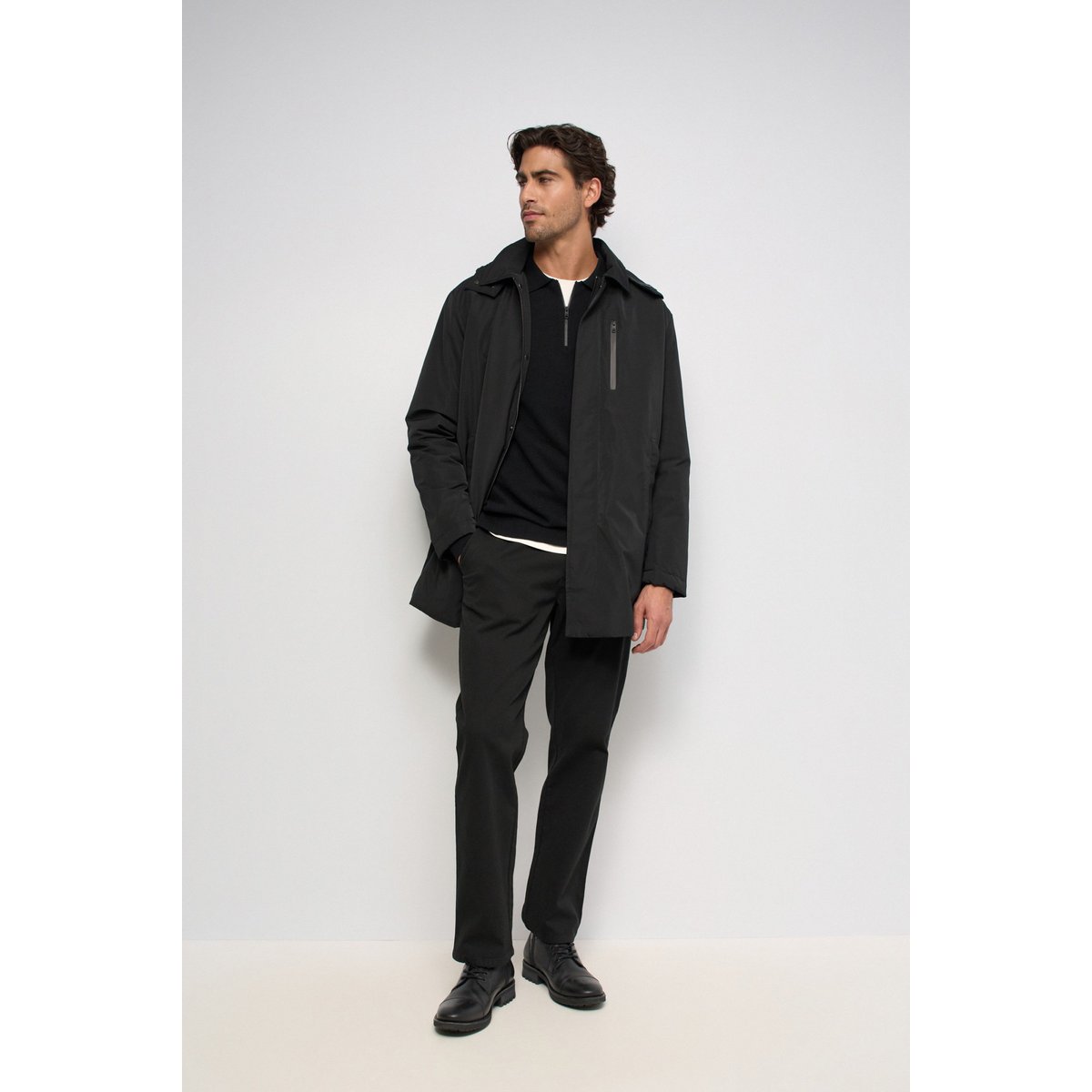 PARKA IMPERMÉABLE noir, SALSA JEANS
