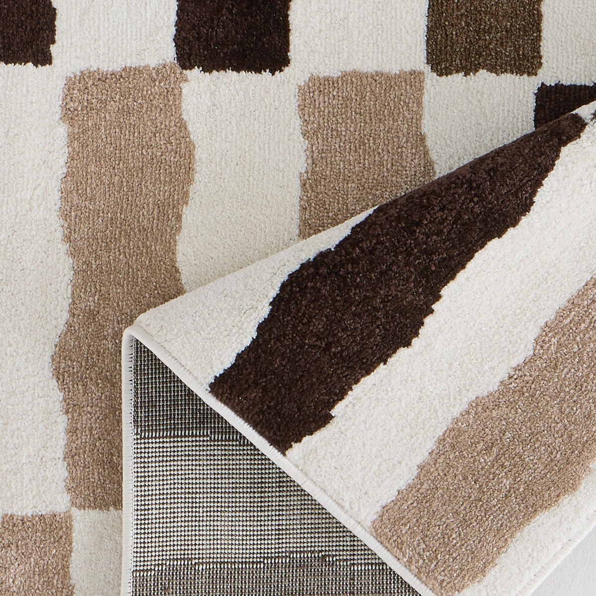 Tapis intérieur rayure retro SANTAL beige, NAZAR RUGS