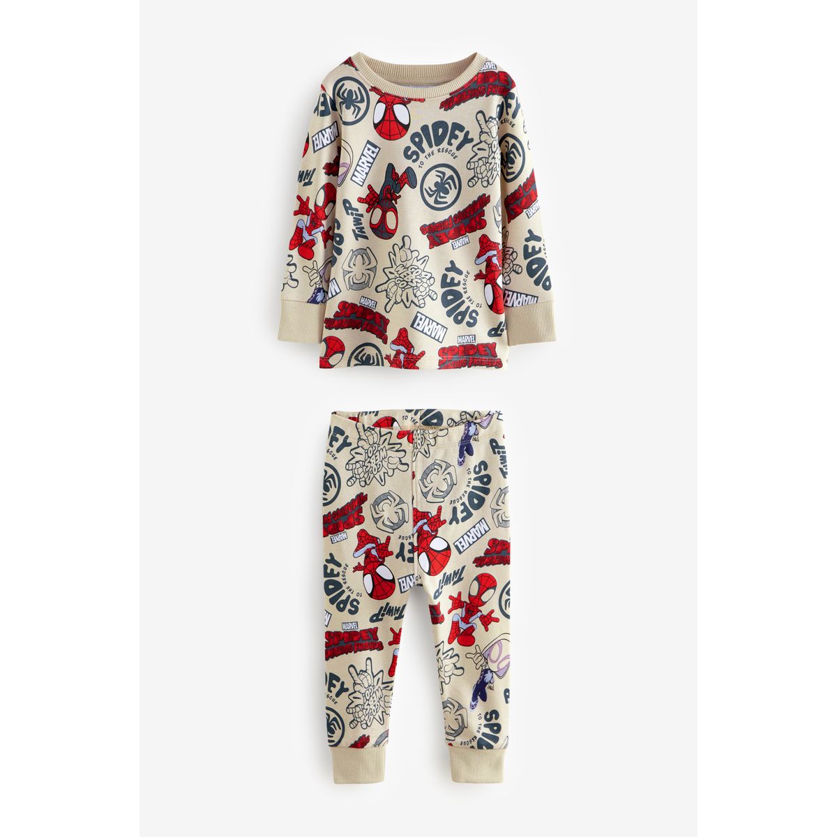 Pyjama douillet , lot de 2 spidey et ses amis rouge/ecru crème, NEXT