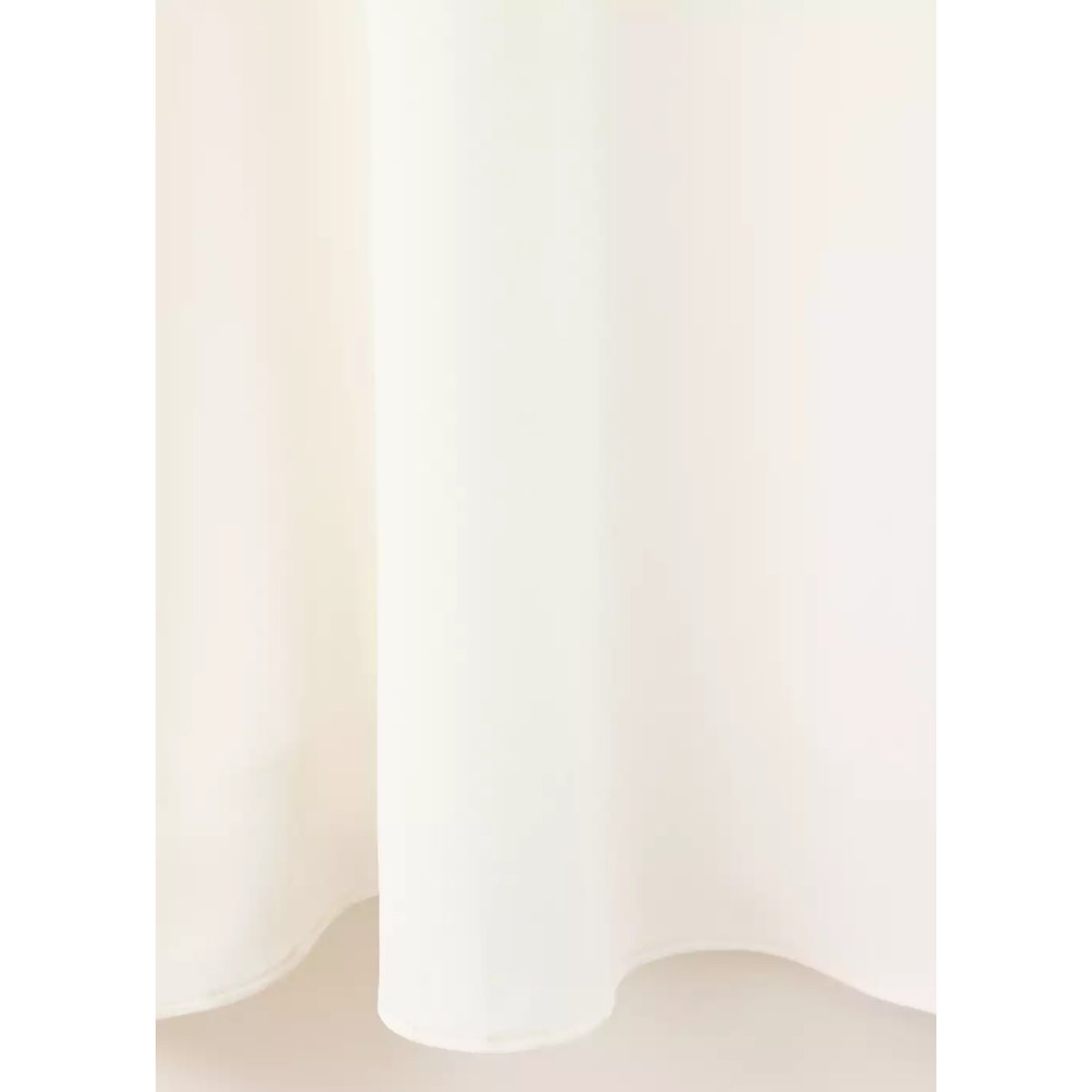 Robe à col en V à manches courtes blanc, MANGO