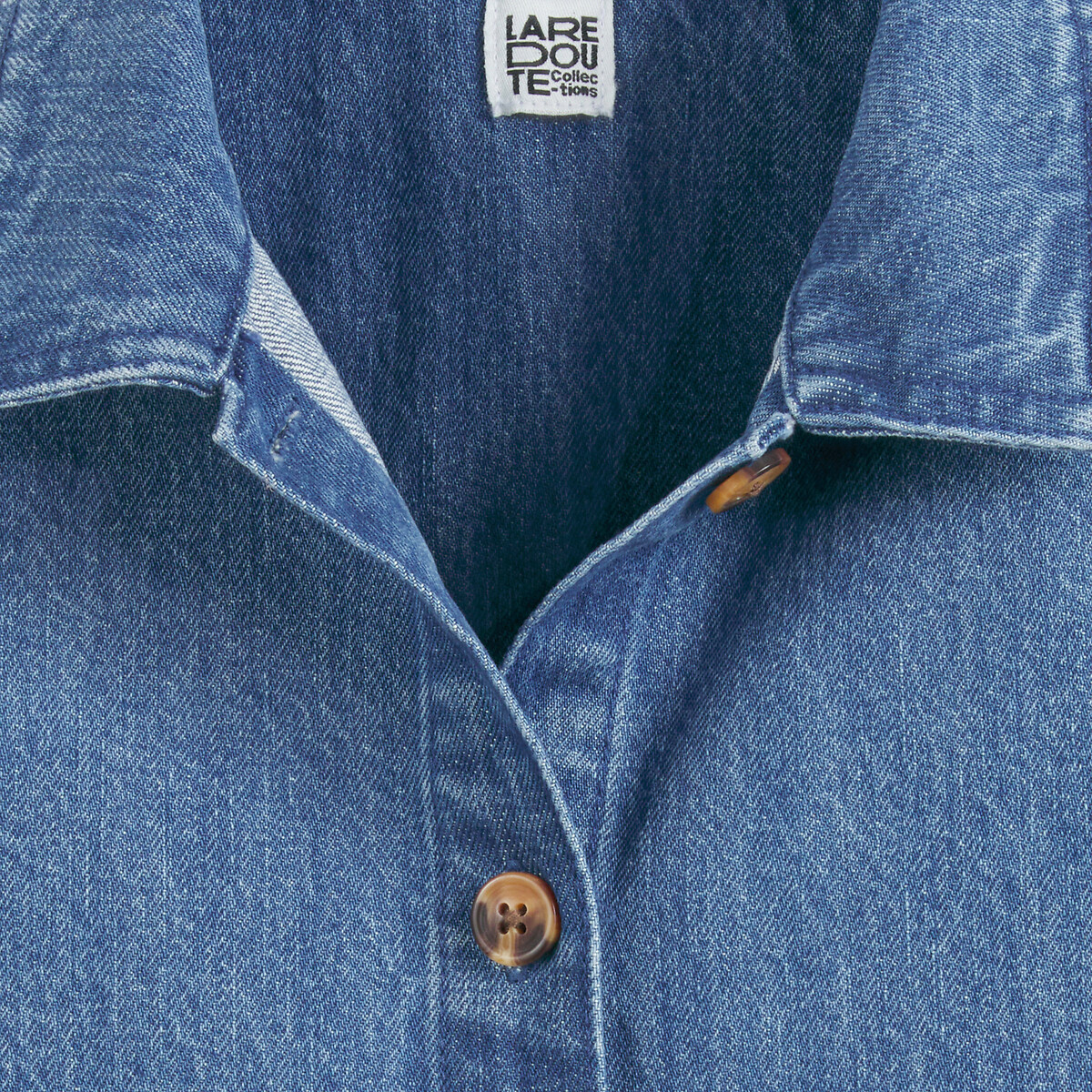 Veste en jean denim stone, LA REDOUTE COLLECTIONS