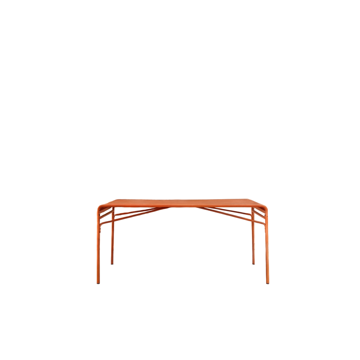 Table de jardin en Métal, GABY orange, TIKAMOON