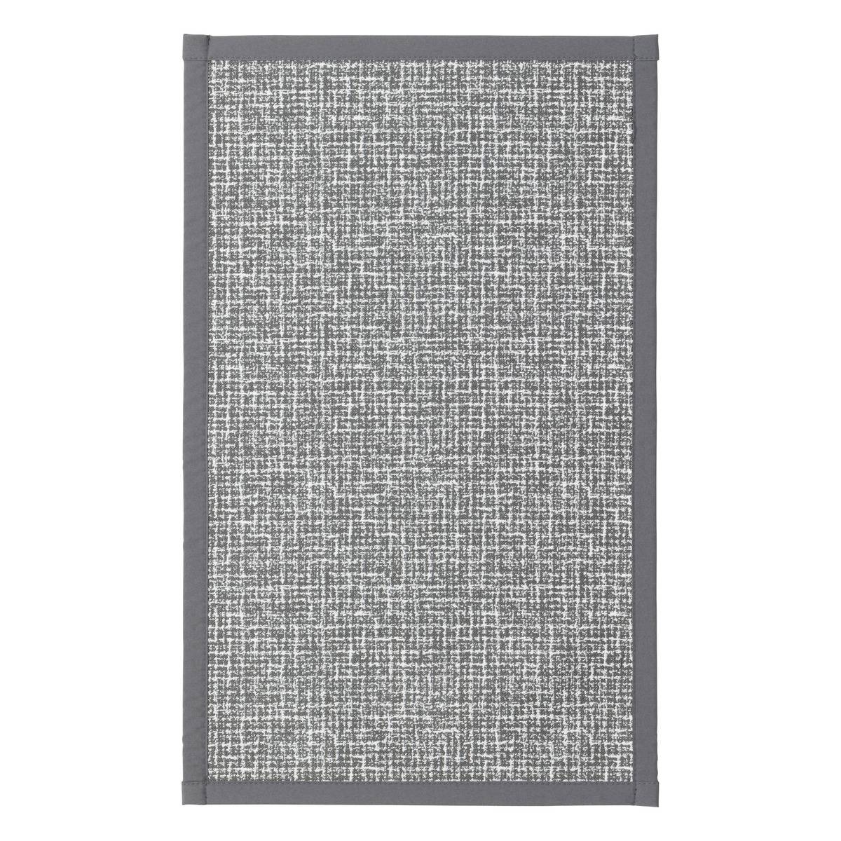 Tapis de cuisine tissé antidérapant 75x45cm gris, 5FIVE SIMPLY SMART