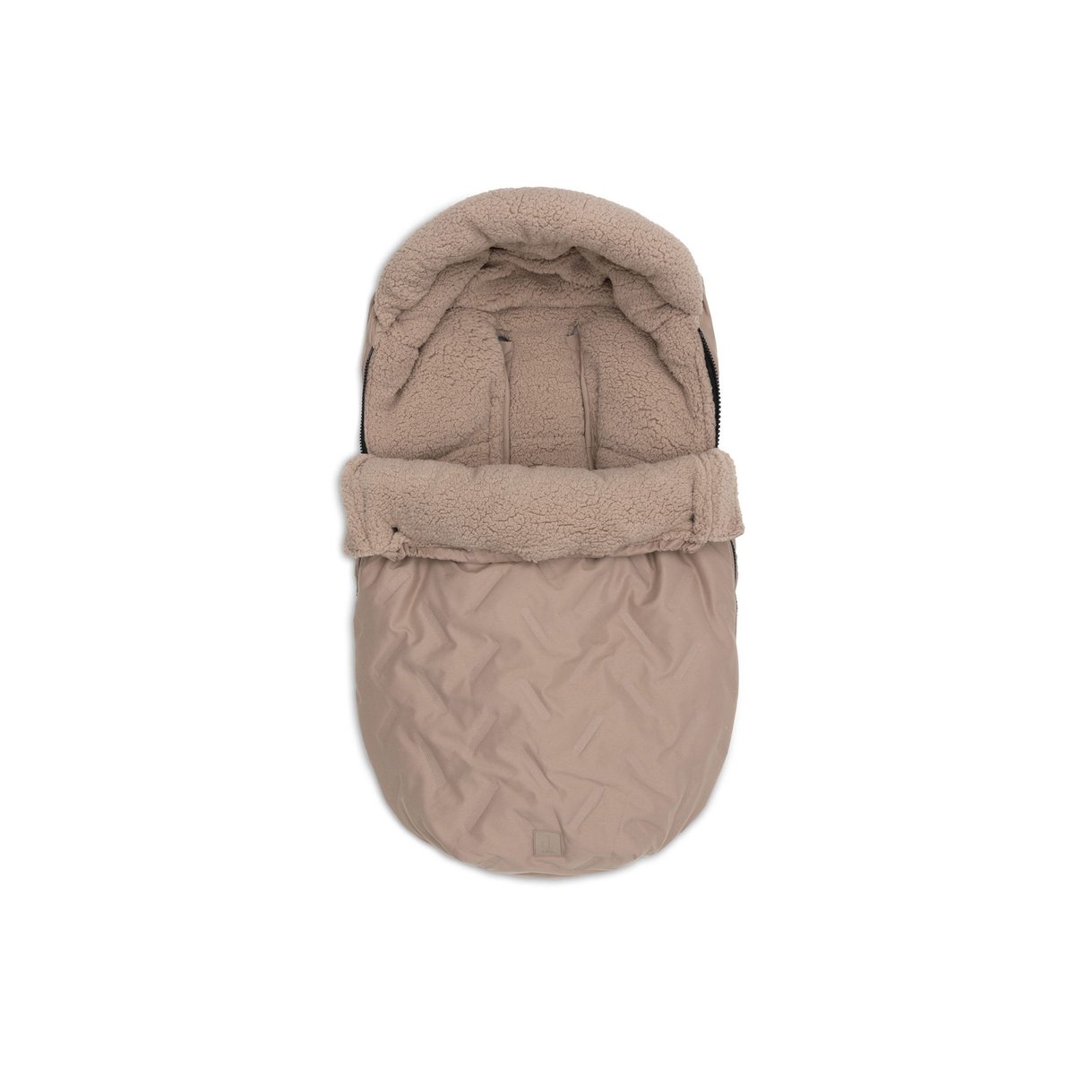 Nid d’ange passe-sangle bébé Embossed marron, JOLLEIN