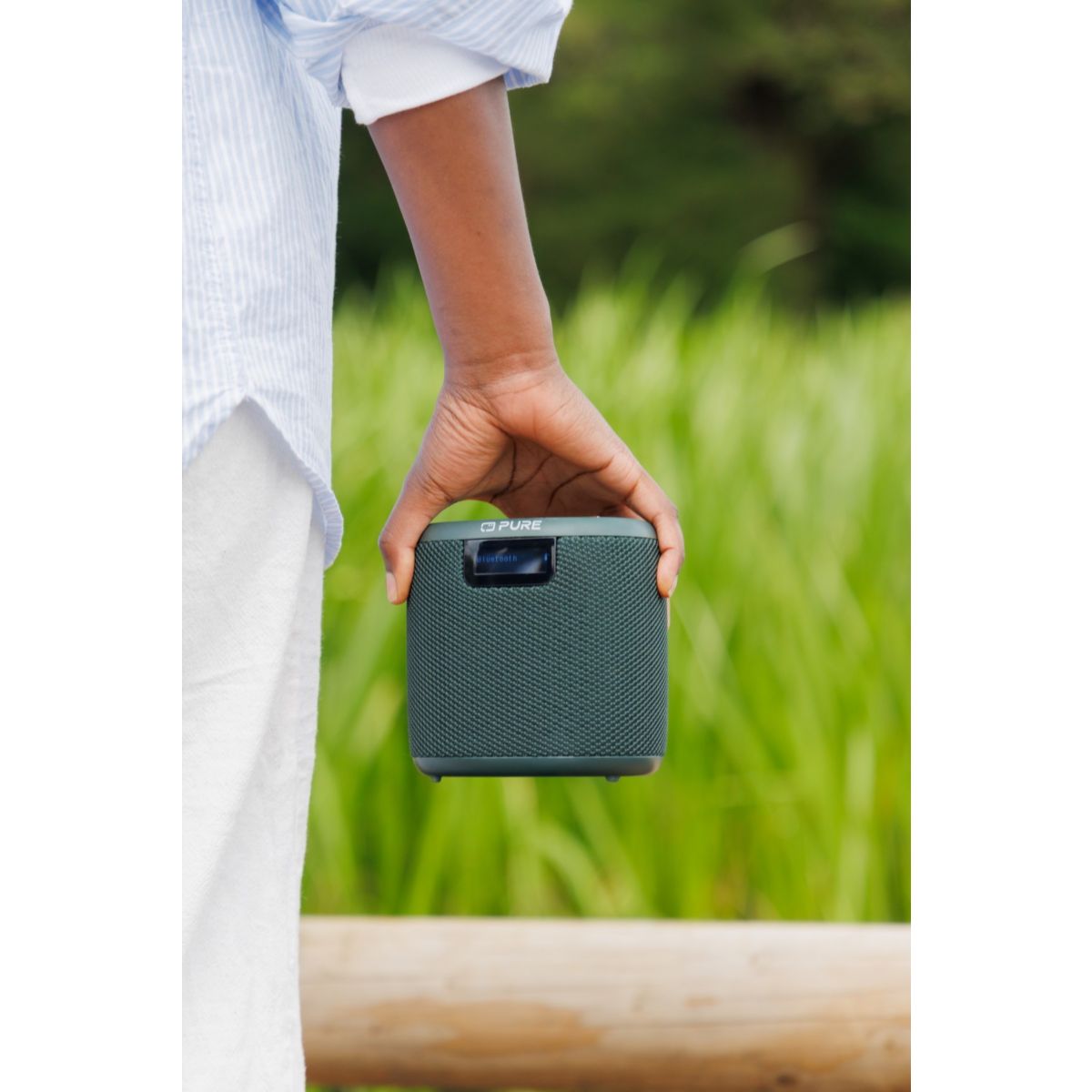 Radio DAB Woodland Mini Green couleur unique, PURE