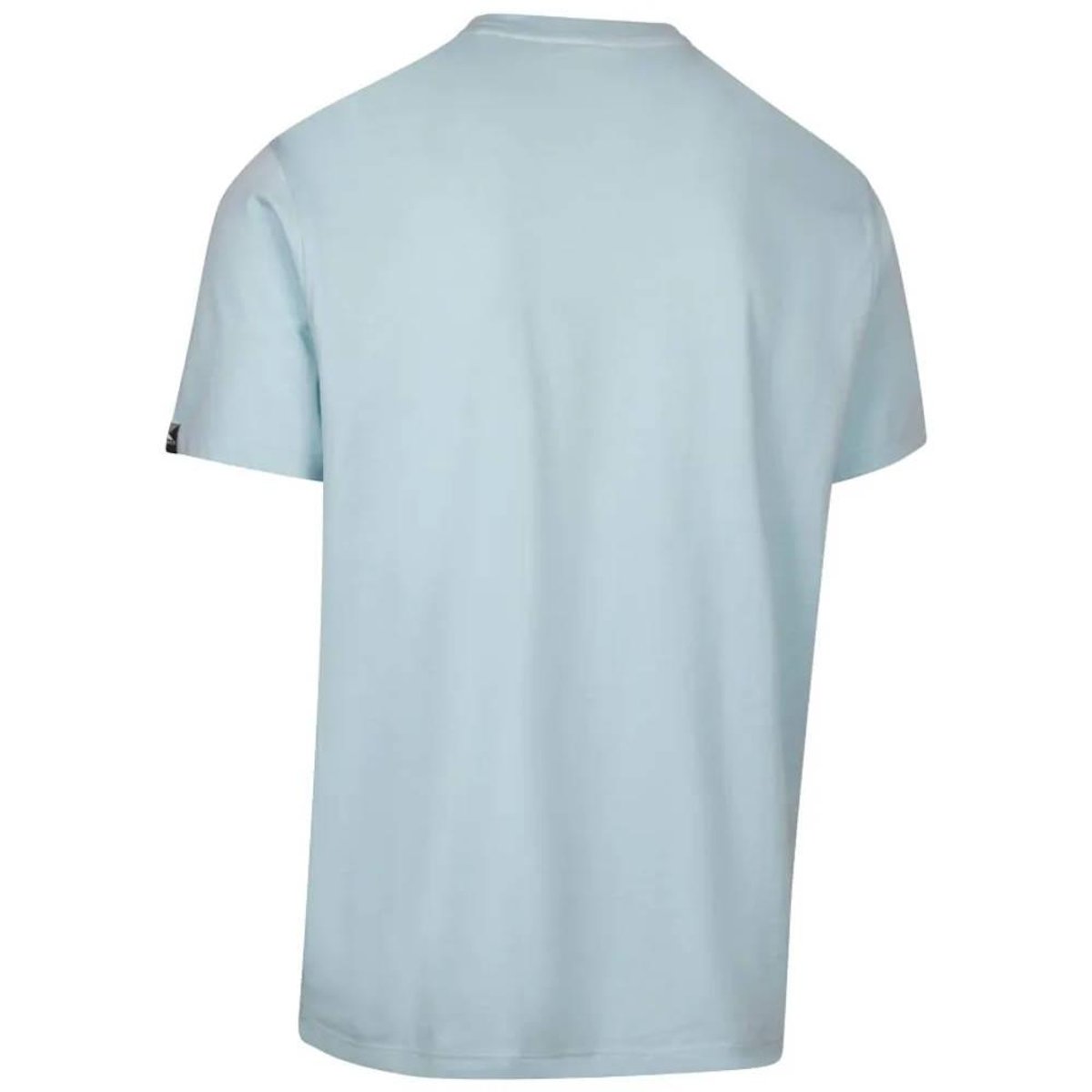 T-shirt motifs montagne et camping-car THELON bleu pâle imprimé, TRESPASS