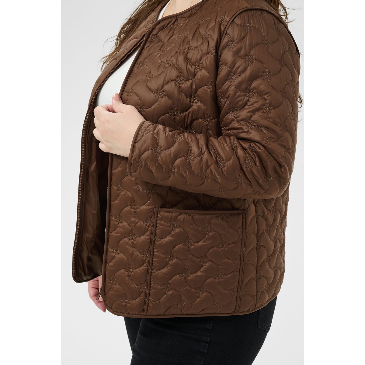 Veste marron chocolate brown cc, KAFFE CURVE