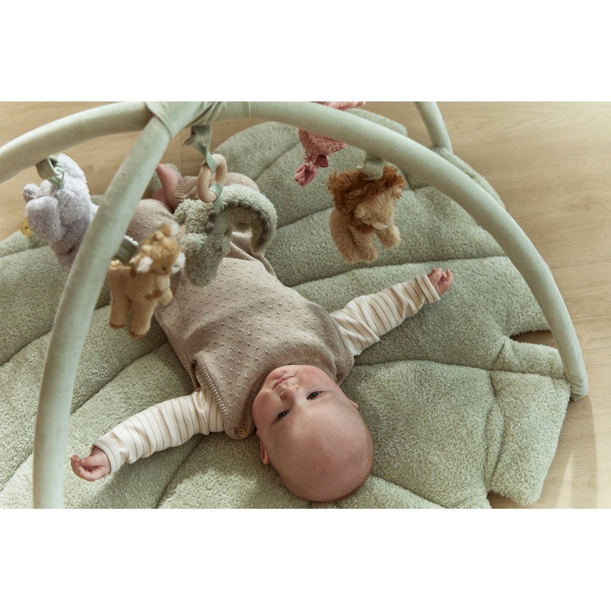 Tapis d'activités avec arches vert, multicolore, LITTLE DUTCH