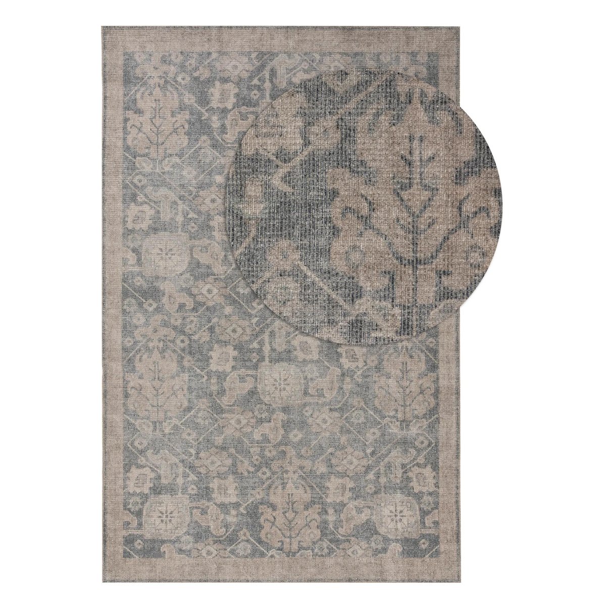Tapis LORENZO gris foncé, BENUTA